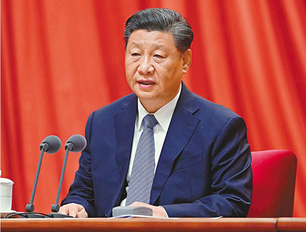 ●習近平在十九屆中央紀委五次全會上強調，要深入貫徹全面從嚴治黨方針。 新華社