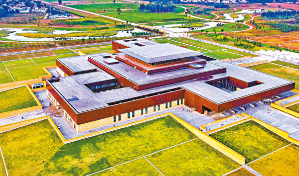 ●夏朝是我國史上第一個王朝。圖為二里頭夏都遺址博物館。 資料圖片