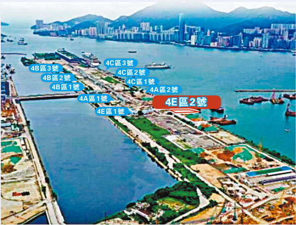 ● 長實繼去年5月以49.51億元中標觀塘安達臣道首置上車盤項目後，昨日再下一城，中標啟德跑道區一帶最後一幅地皮，作價亦非常進取。據地政總署公布，其中標價為102.8億元，每方呎樓面地價15,861元。 資料圖片