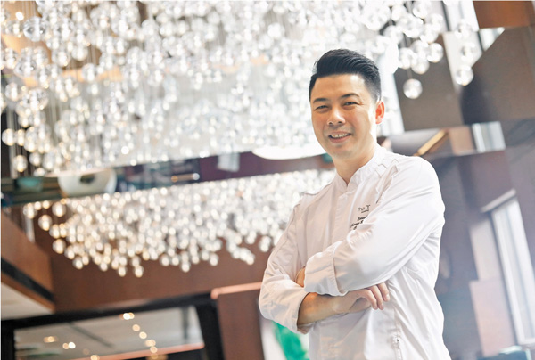 ●Edwin年紀輕輕已擔任The Mira國金軒主廚。