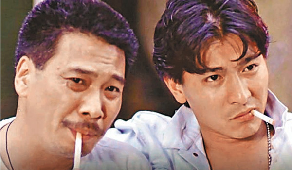 ●劉德華上載與達哥合演的《天若有情》劇照悼念對方。