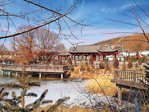 ●從老巷子的瞭望台，登高望遠，整座村落盡收眼底。