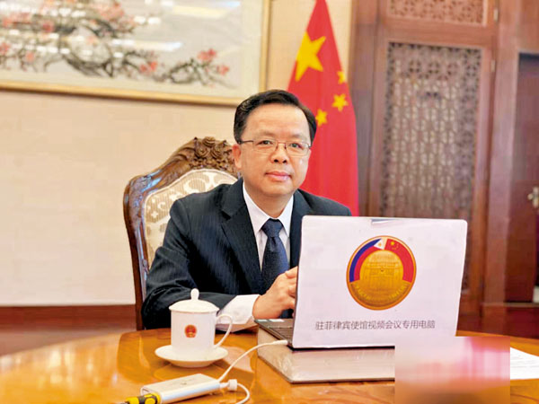●中國駐菲律賓大使黃溪連。中新社