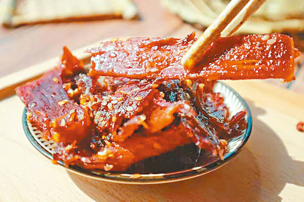 ●火邊子牛肉薄如紙片