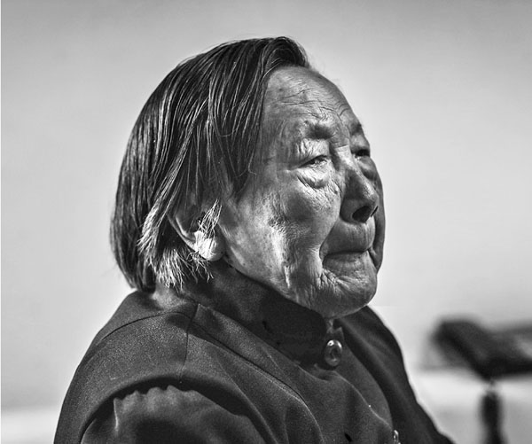 ● 南京大屠殺倖存者夏淑琴。受訪者供圖