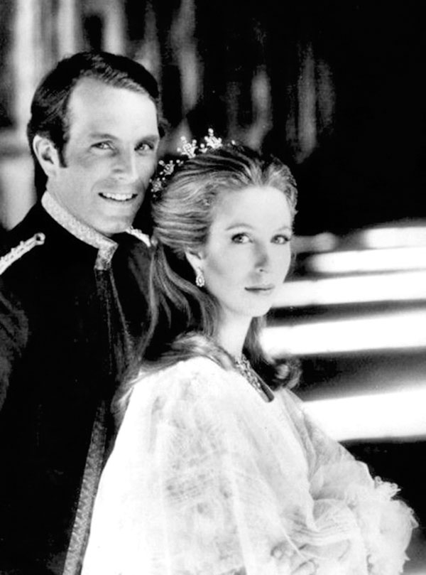 ●安妮公主與馬克菲臘隊長1973年大婚，官方宣傳圖片。作者供圖