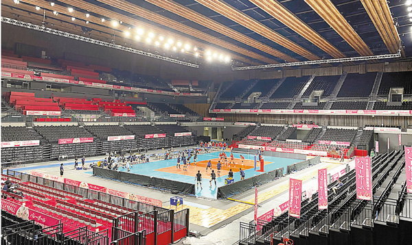 ●奧運比賽場館有明體育館可容納15,000名觀眾。 微博圖片