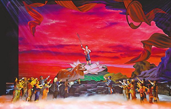 ●兒童京劇《少年英雄．王二小》在石家莊大劇院上演。