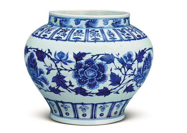 ●雜寶即為「諸色珍寶」，而雜寶紋既是指各種各樣珍寶的紋樣，是元明清瓷器紋飾常見題材。