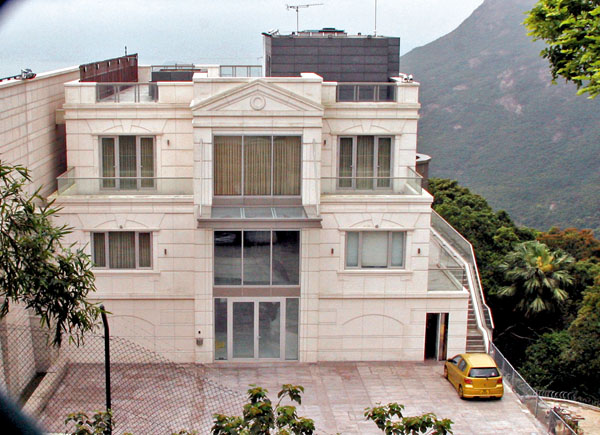 ● 山頂加列山道73號洋房，實用面積約7,022方呎。 資料圖片