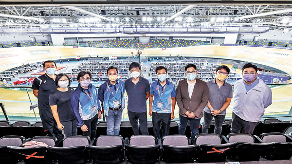 ●場地單車國家盃昨舉行視像揭幕儀式。 單車會圖片