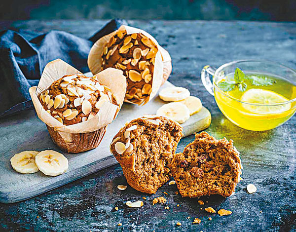 ●香蕉杏仁鬆餅