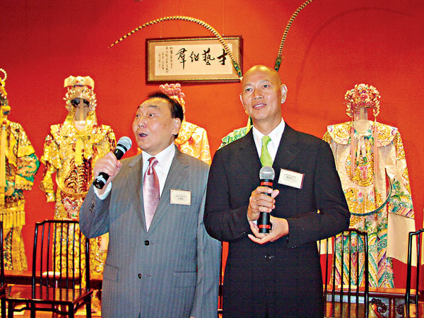 ●羅家英和尤聲普(左)相識數十年，經常合作。