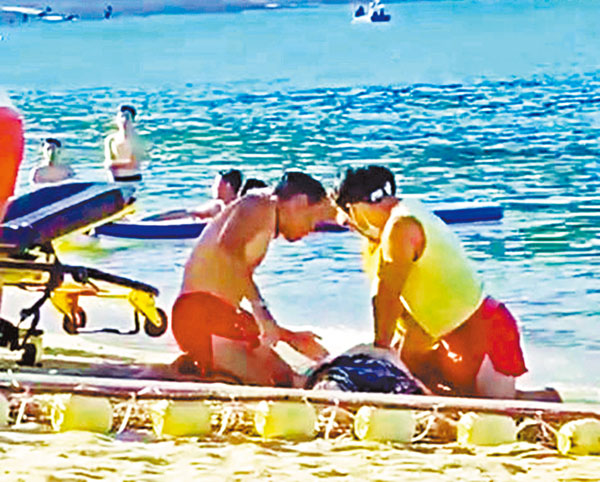 ●50歲男子在長洲東灣遇溺昏迷，經搶救後死亡。