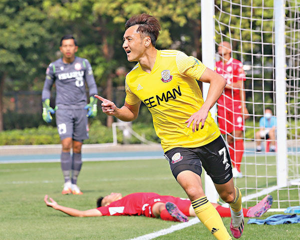 ●李康廉在今季射入兩球。