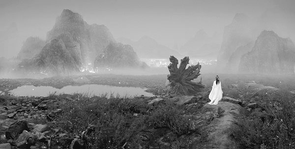 ●楊泳梁《寂靜谷 - 地雷與狼》藝術微噴