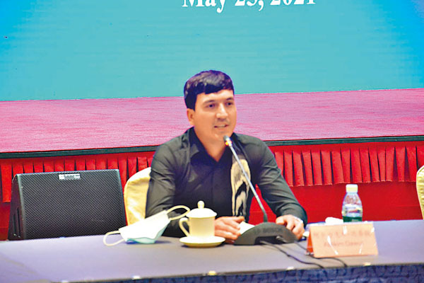 ●阿卜力克木·達吾提　記者葛沖  攝