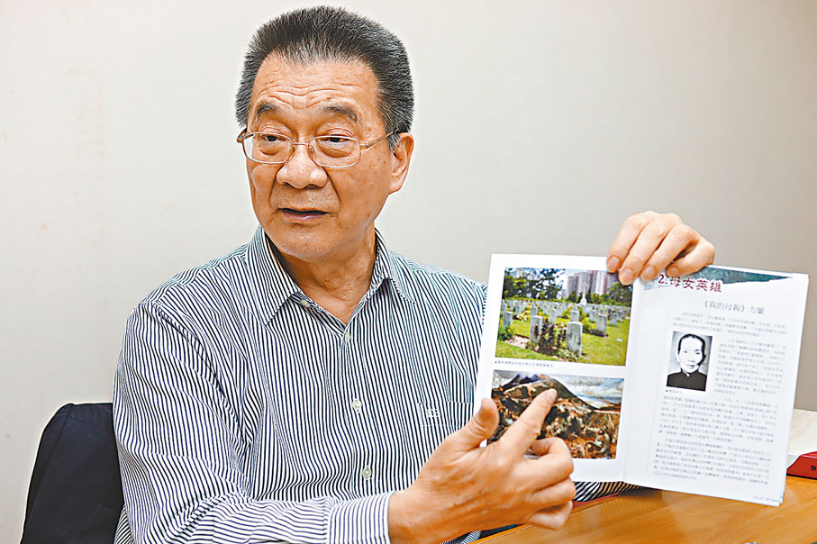 ●吳軍捷接受香港文匯報專訪時認為，「香港要做好抗日戰爭歷史的宣傳，香港人若沒有了民族感情、沒有了愛國的心，那就沒有希望了。」 香港文匯報記者  攝