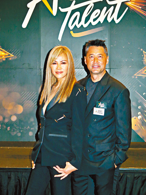 ● 王敏德陪同太太馬詩慧出席活動。