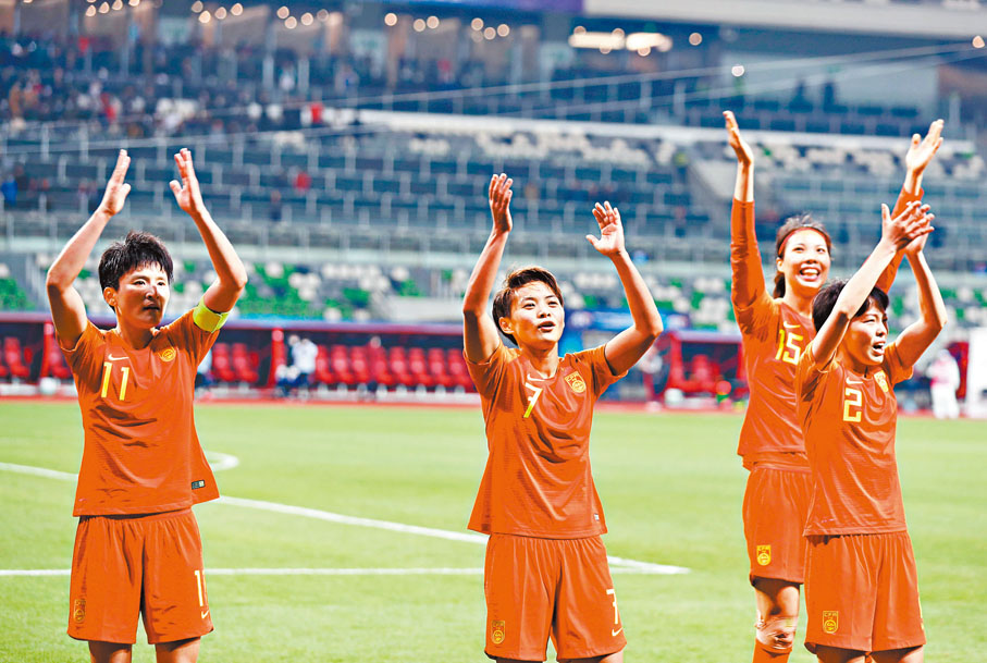 ●（左起）王珊珊、王霜、楊曼和李夢雯皆在集訓名單內。新華社