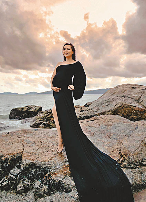 ● 楊洛婷現為分娩作準備。