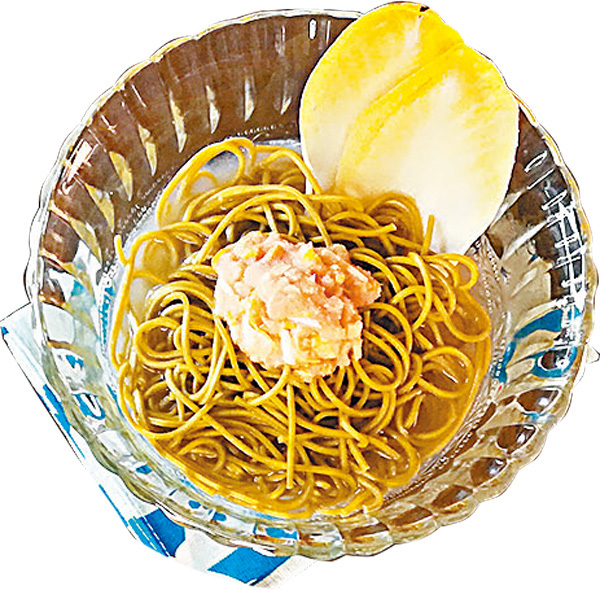 ●明太子菊苣蕎麥麵