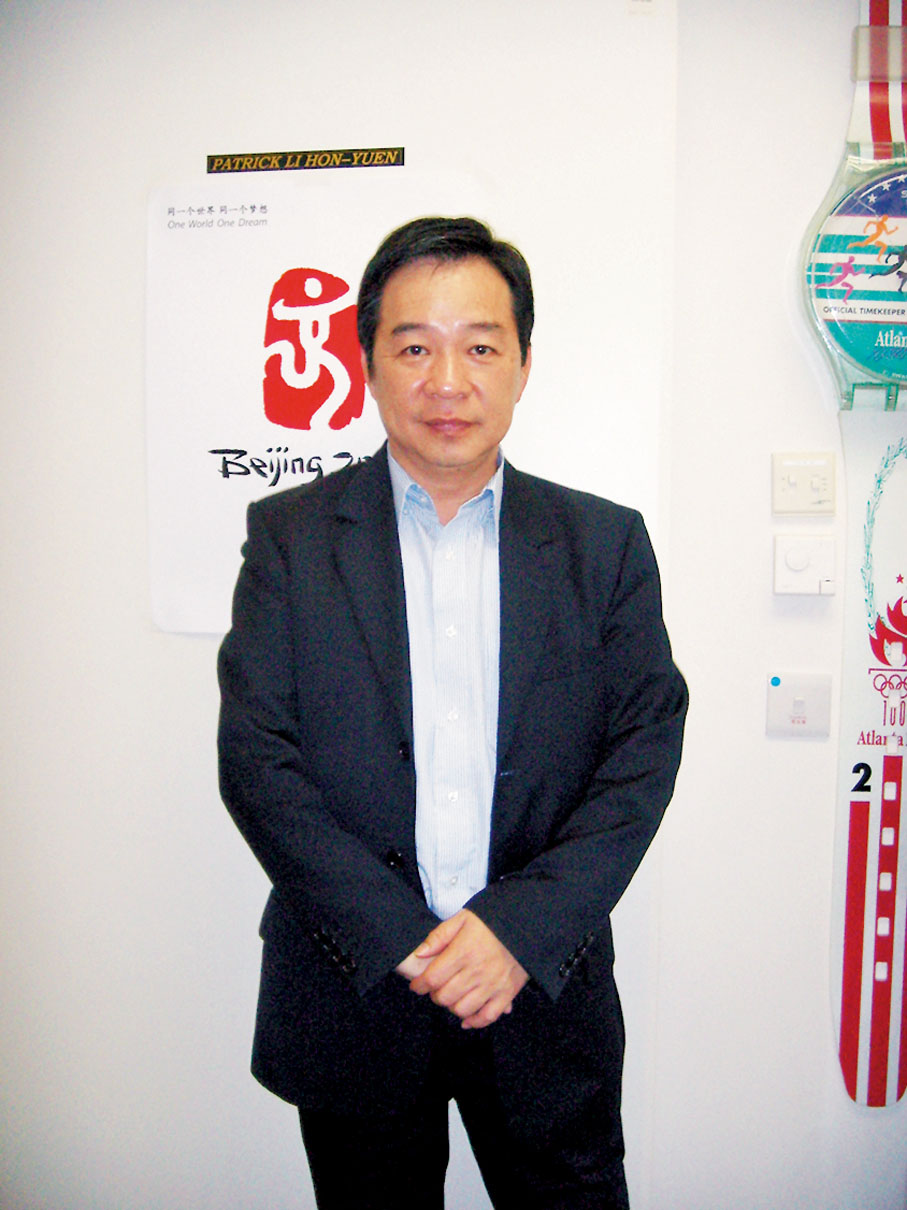 ●李漢源於2008年參與北京奧運的轉播製作工作。資料圖片