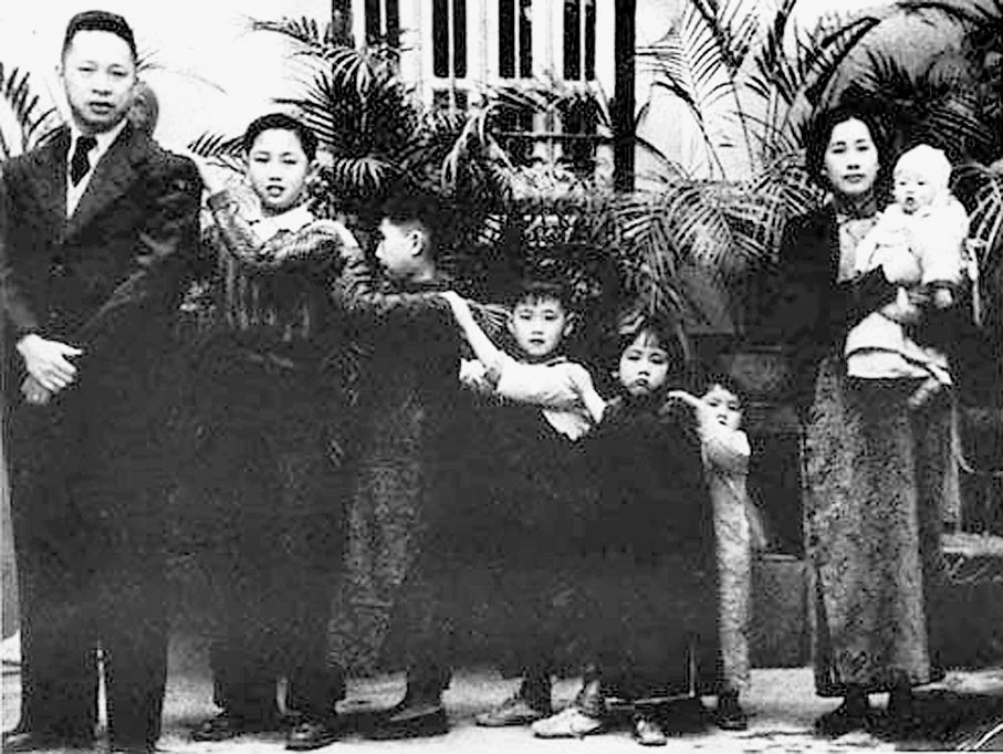 ●1939年，葉挺全家在澳門家中合照。 資料圖片