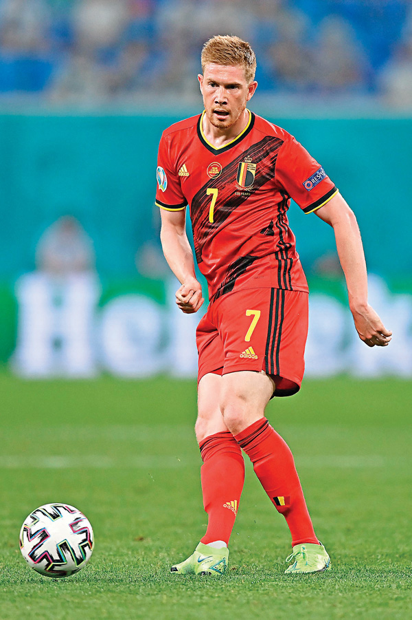 ● 迪布尼是比利時中場核心。 法新社