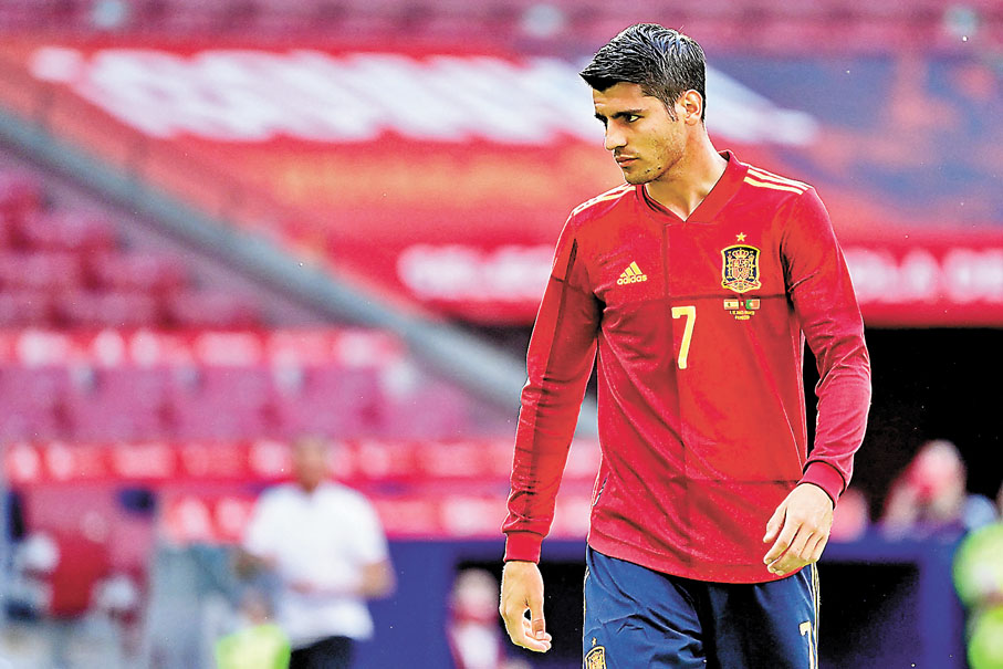 ●莫拉達能否回復射手本色成為球迷關注問題。法新社