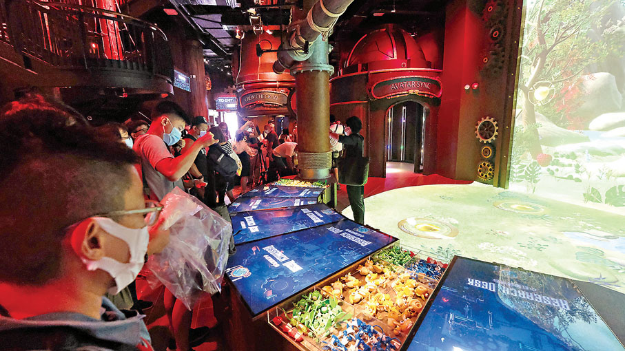 ●海洋公園預計，「探索號R」展館每月料可接待1.5萬名遊客。香港文匯報記者  攝