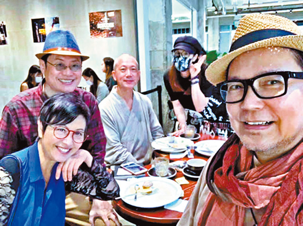 ●常霖法師獲前妻及一眾好友支持。