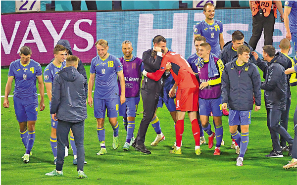 ●舒夫真高令烏克蘭隊變得更為團結。  路透社