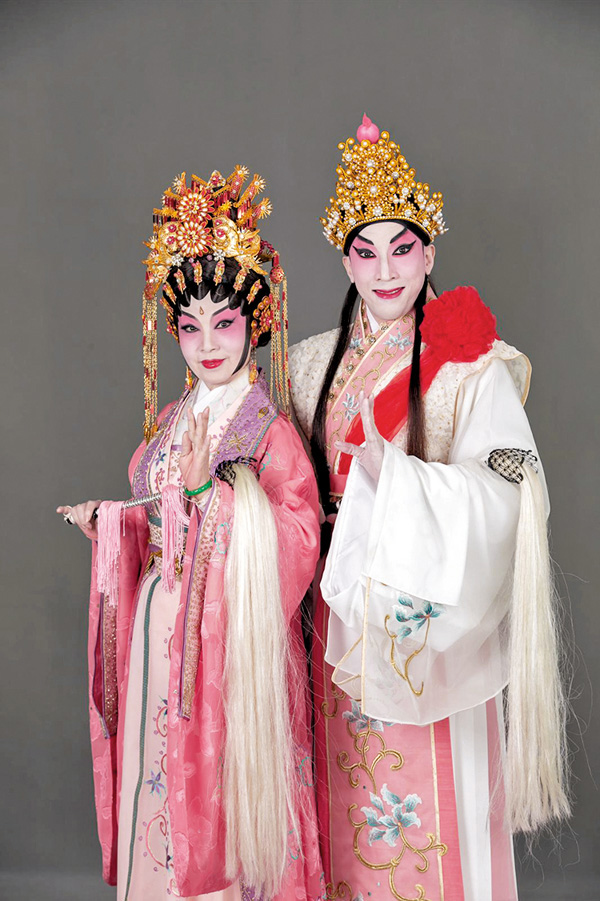 ●煒唐和尹飛燕在《九天玄女》一劇中的造型，十分吸引。