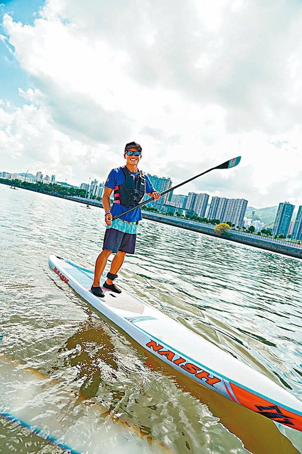 ●直立板（立划板）競速賽示範