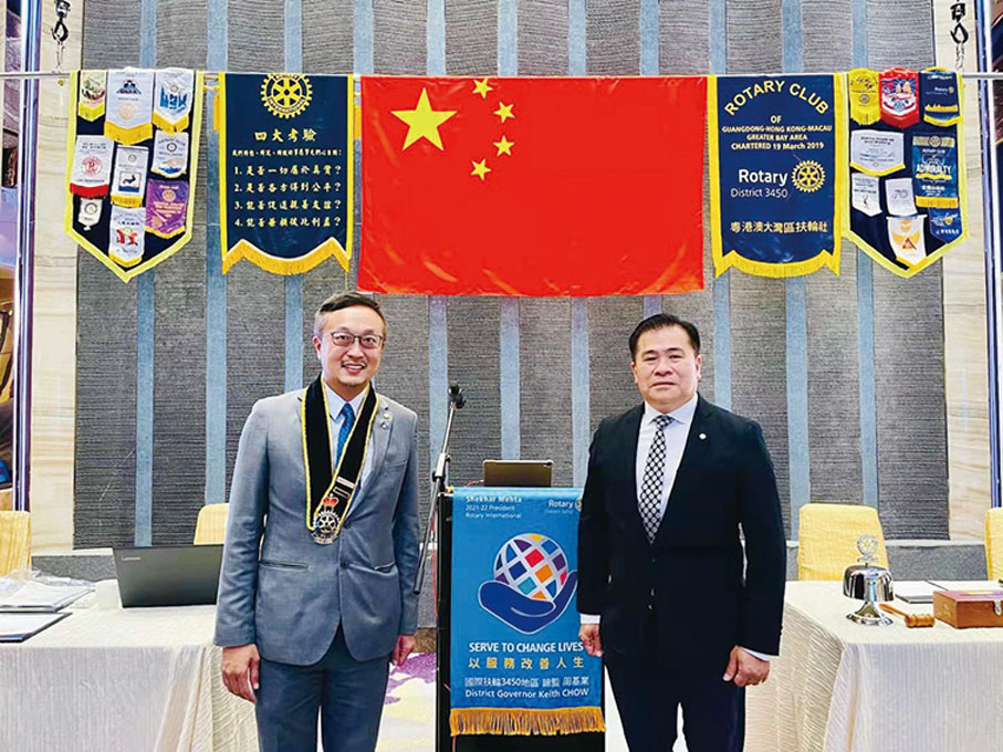 ●Wilson Chan（左）及嚴偉豪。