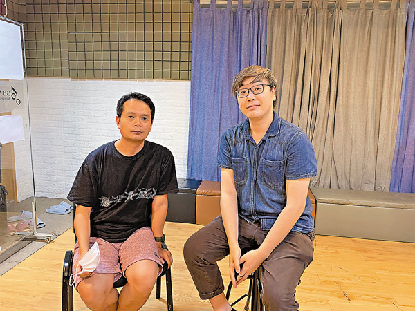 ●導演楊振業與監製陳偉基（右）。 尉瑋  攝