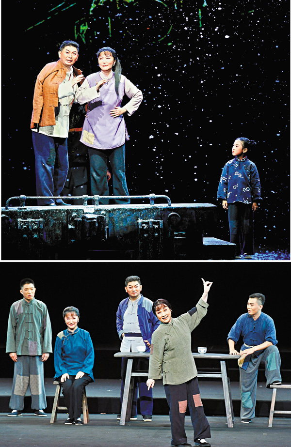 ●福建京劇院創排的京劇《林祥謙》早前在福州市工人文化宮演出。