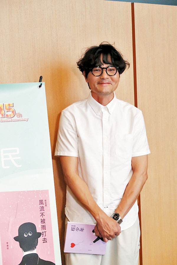 ●林家棟勸人要多讀書。