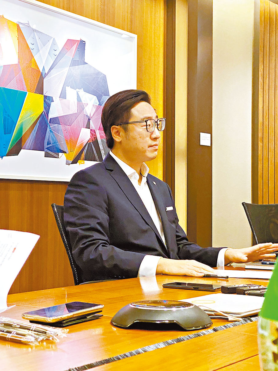 ●周國昌接受訪問時表示,若理財通下北向通可以採取遙距開戶,「是正正開中中銀的強項」。