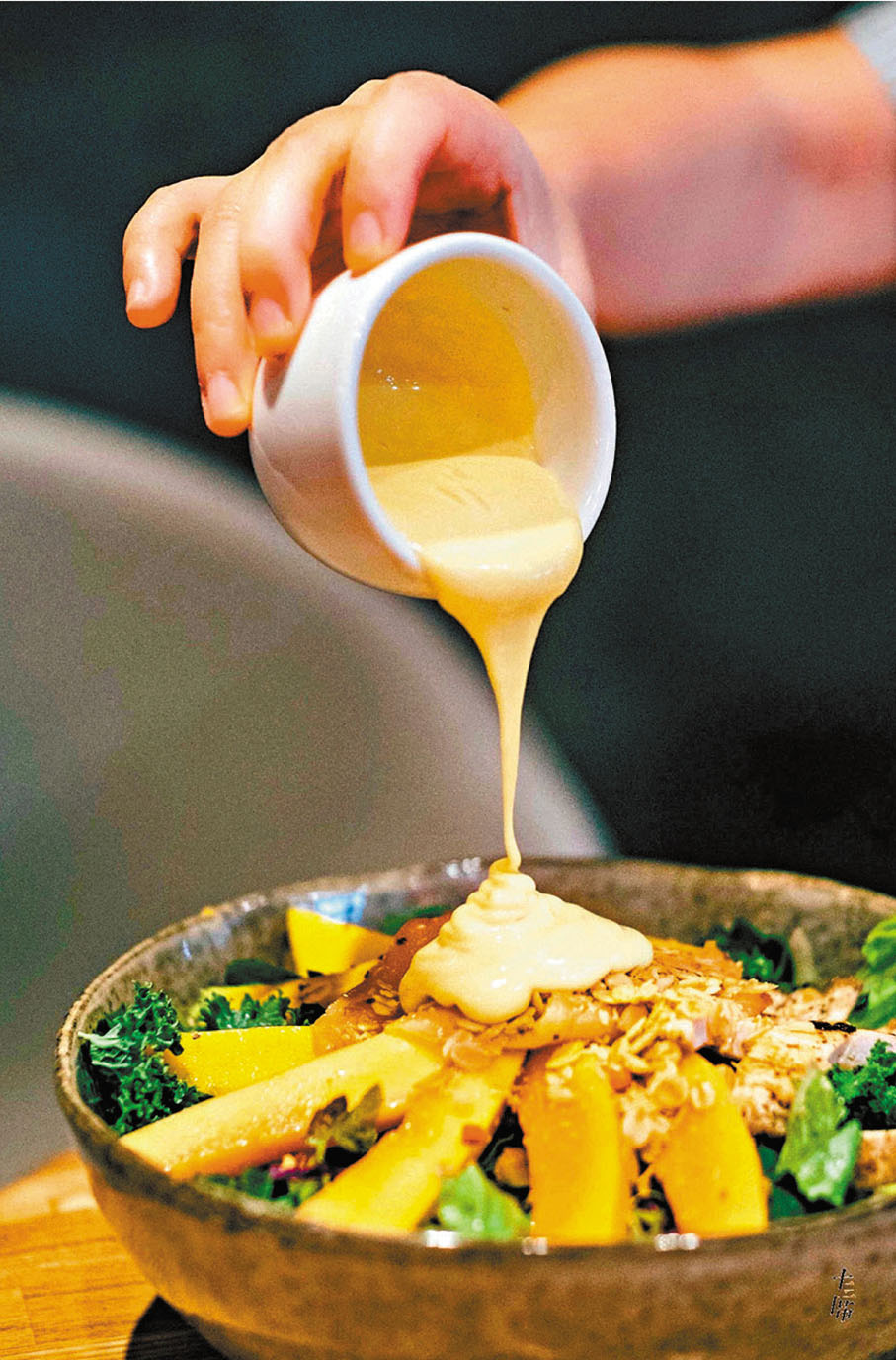 ●以無負擔為賣點的輕食在內地頗受歡迎。