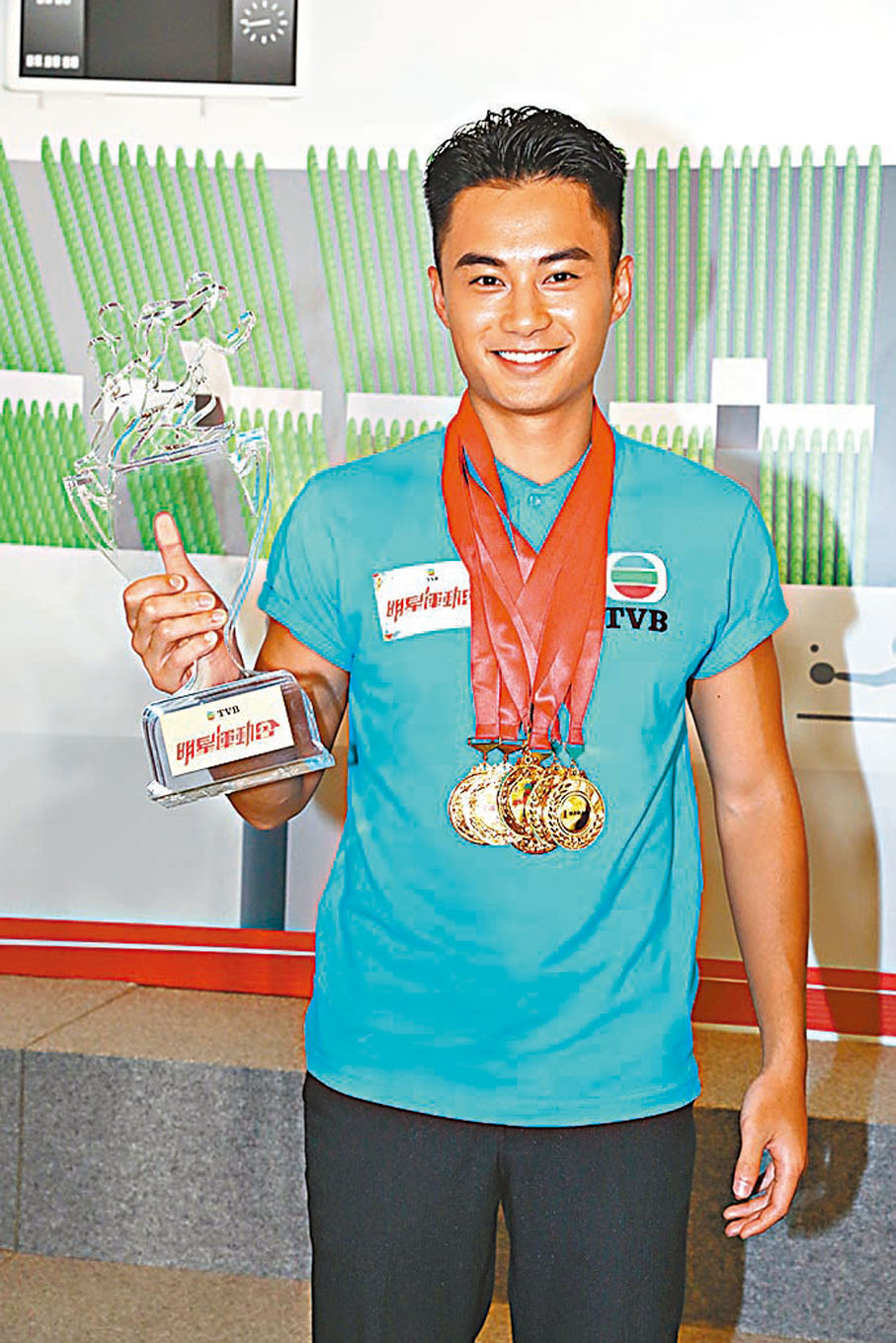 ●藝員孔德賢是TVB藝人運動會中奪得最多獎牌的運動員。