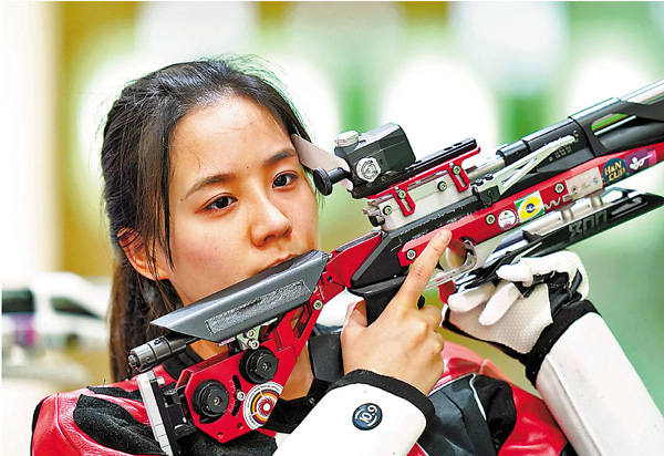 ●王璐瑤今年狀態有改善。  新華社