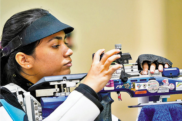 ●印度代表昌德拉實力強橫。  美聯社