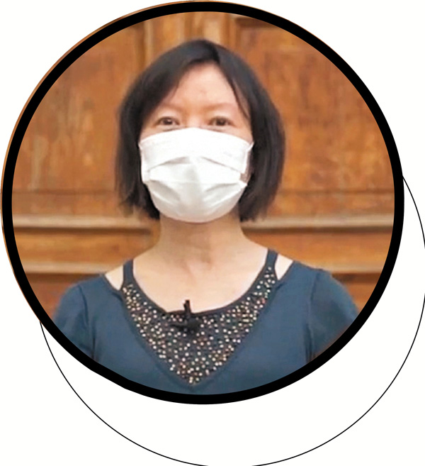 ●香港公共圖書館館長Candy Chung。網上截圖