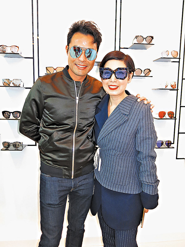 ●黎芷珊與張達倫再見仍是朋友。 資料圖片