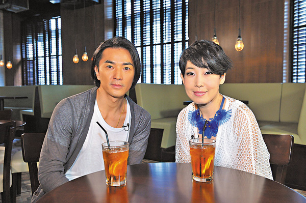 ●黎芷珊(右)曾邀請舊愛鄭伊健做《最佳男主角》嘉賓。