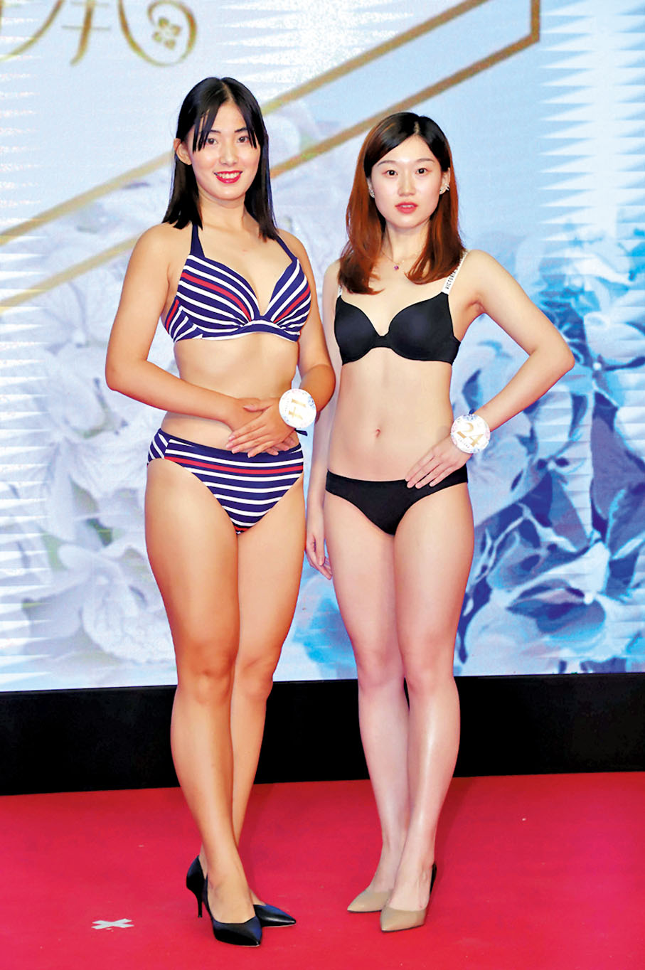 ●14號嵇然（左）與24號孫一丹屬高學歷。