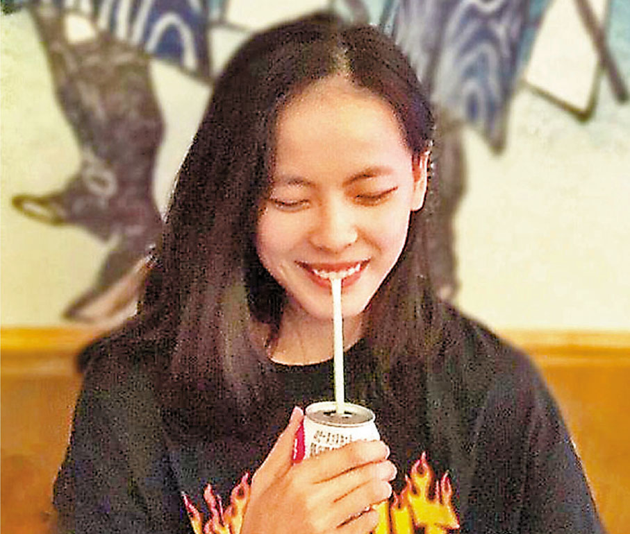 ●楊舒予長髮時候。 網上圖片