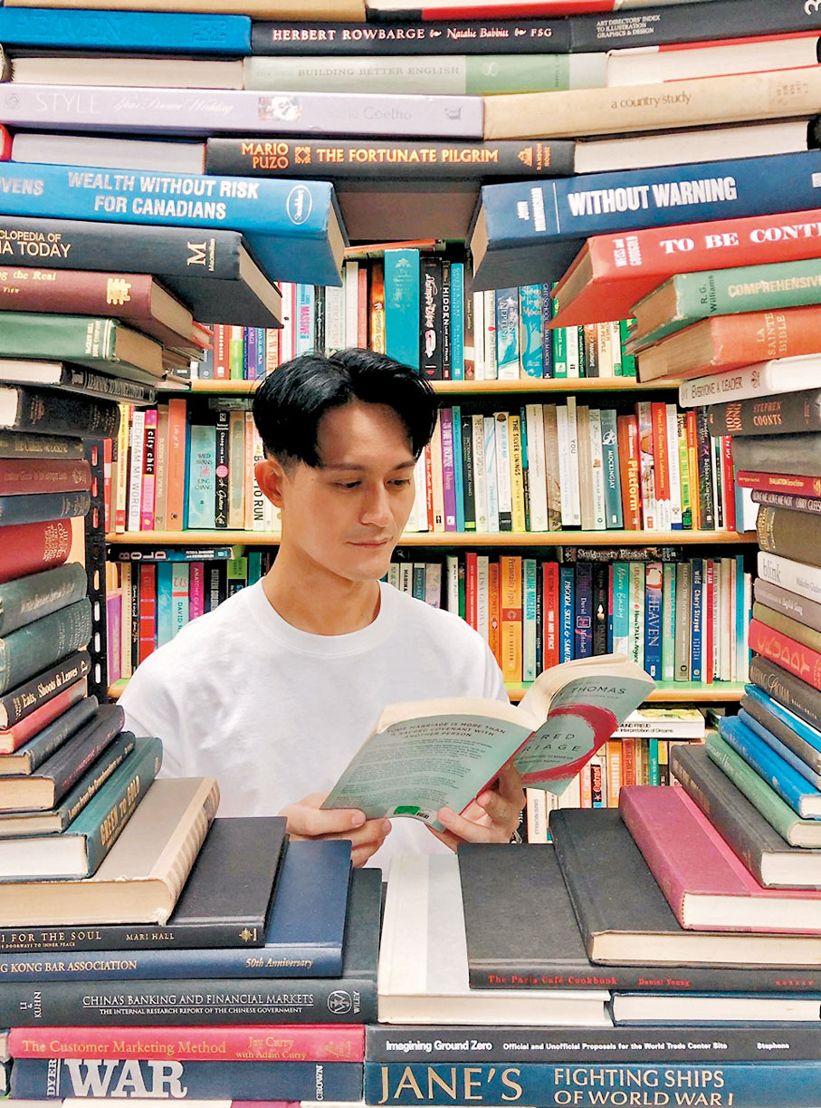 ●於店中設置打卡位吸引年輕人前來。受訪者供圖